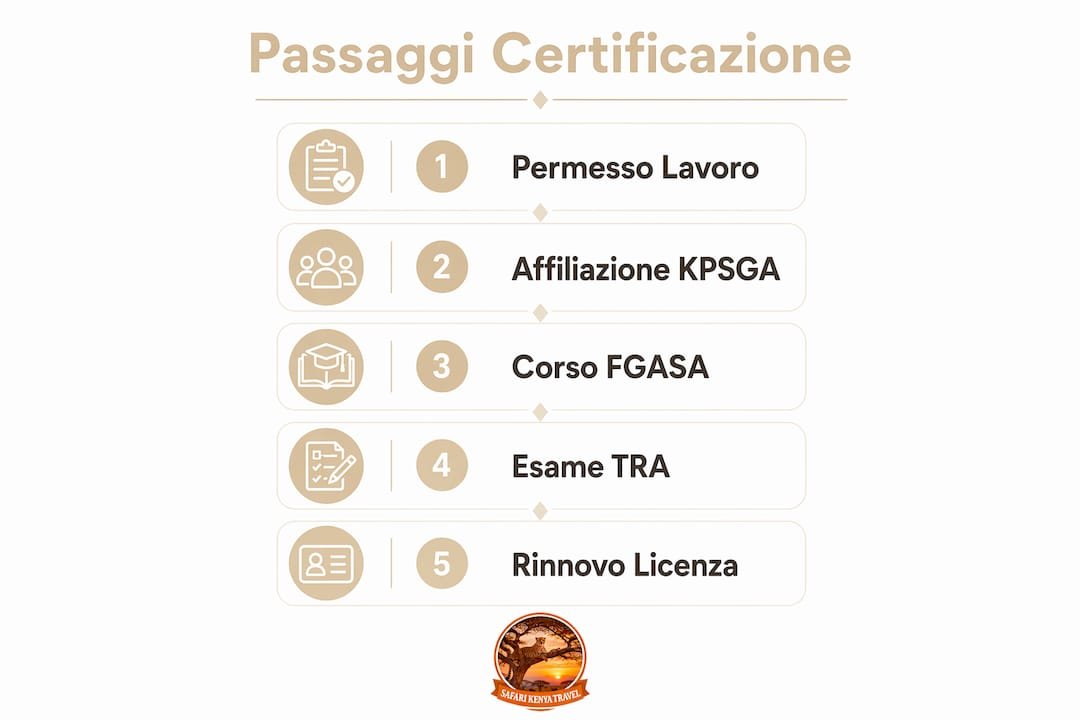 Infografica: tutti i passaggi per ottenere la certificazione