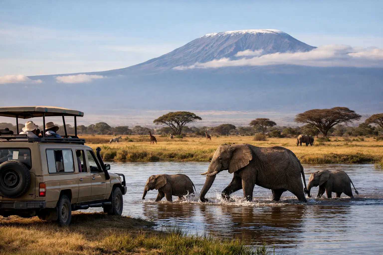 Safari Nel Parco Nazionale Di Amboseli