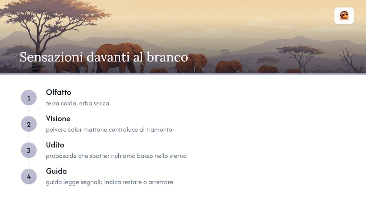 Voce di guida: cosa si prova davanti a un branco rosso — overview diagram
