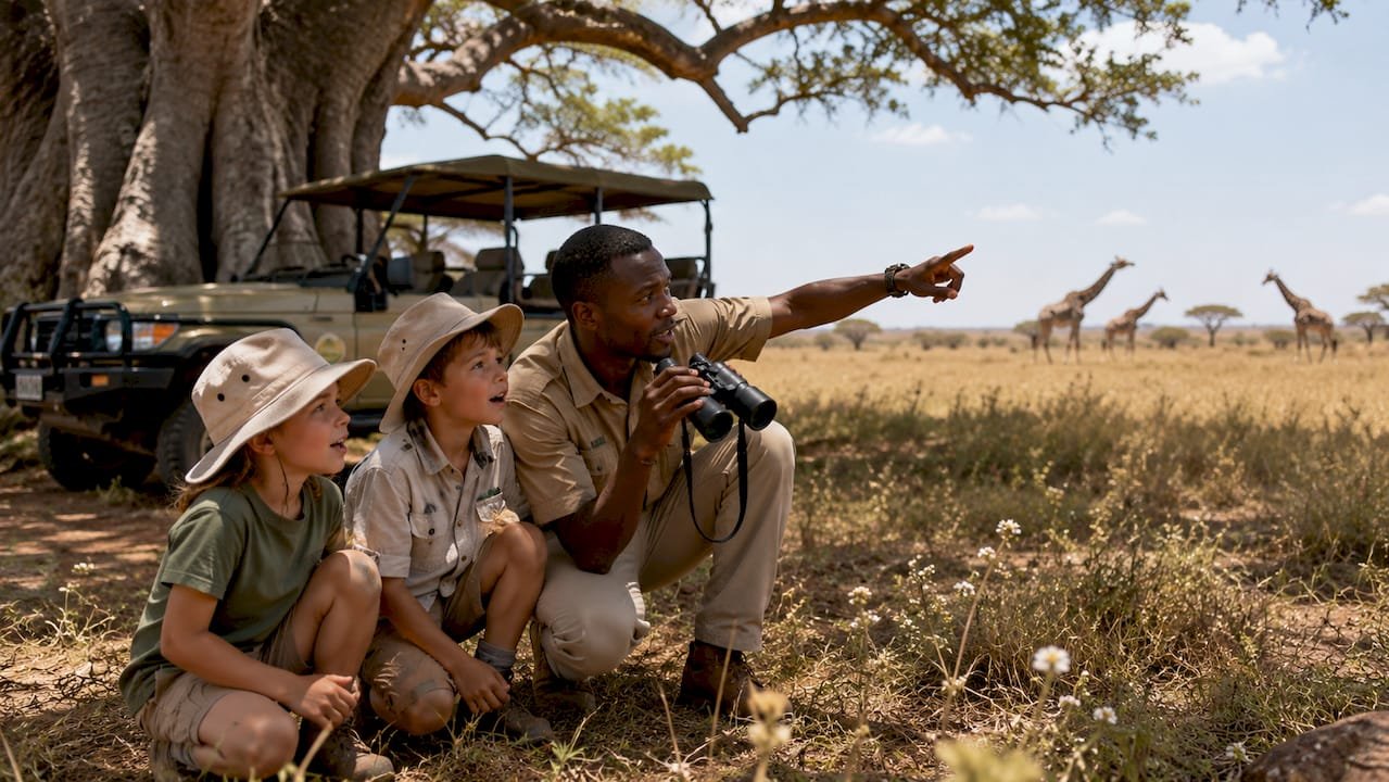 Come le guide safari insegnano ai bambini a conoscere la natura e gli animali selvatici, Attività educative safari