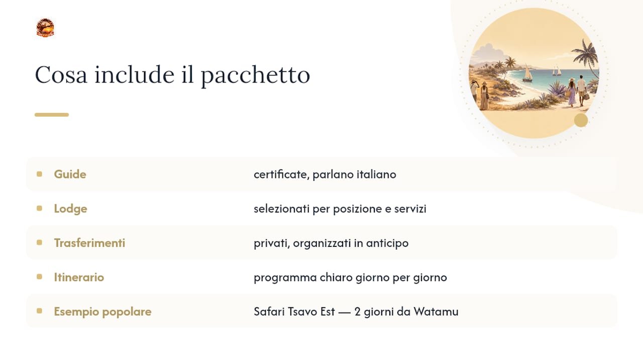 Il pacchetto mare più safari di Safarikenyatravel — overview diagram