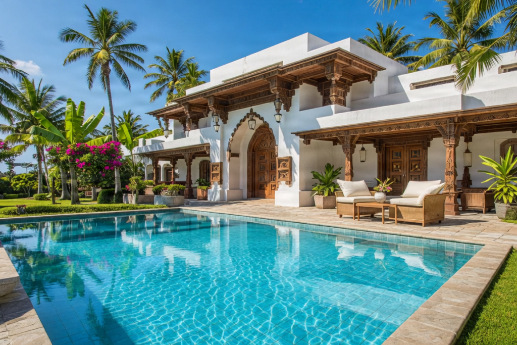 Lussuosa villa privata con piscina nella zona di Watamu Garoda