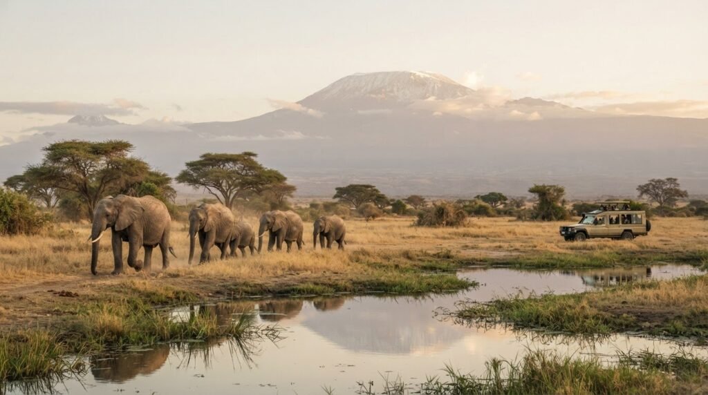 Safari Amboseli: elefanti, Kilimanjaro e guida per partire