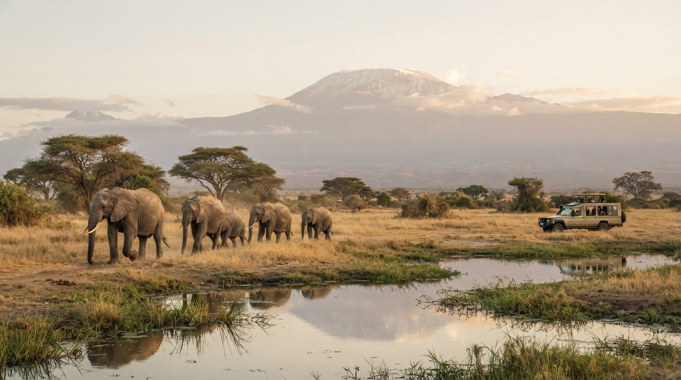 Safari Amboseli: elefanti, Kilimanjaro e guida per partire